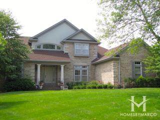 Windhill subdivision in Palatine, IL