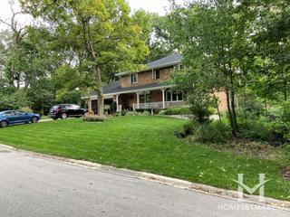 Whispering Oaks subdivision in Woodridge, IL