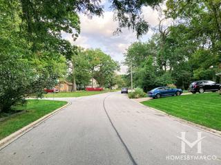 Whispering Oaks subdivision in Woodridge, IL