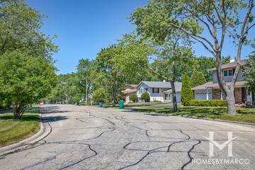 Winston Hills subdivision in Woodridge, IL