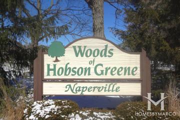 Woods of Hobson Green subdivision in Naperville, IL