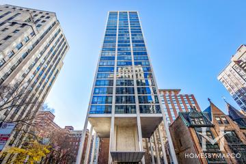 Astor Towers building in the Gold Coast neighborhood of Chicago, IL