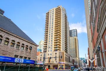 Caravel building in the River North neighborhood of Chicago, IL