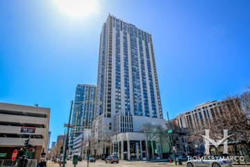 Elm at Clark Condos building in the River North neighborhood of Chicago, IL