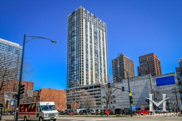 Elm at Clark Condos building in the River North neighborhood of Chicago, IL