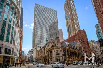 Elysees building in the Streeterville neighborhood of Chicago, IL