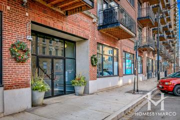 Erie Center Lofts building in the River North neighborhood of Chicago, IL