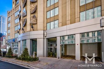 Farallon building in the River North neighborhood of Chicago, IL