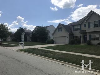 Sunflower Estates subdivision in Yorkville, IL