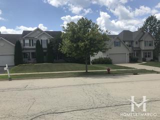 Sunflower Estates subdivision in Yorkville, IL