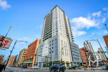 Grand Orleans building in the River North neighborhood of Chicago, IL