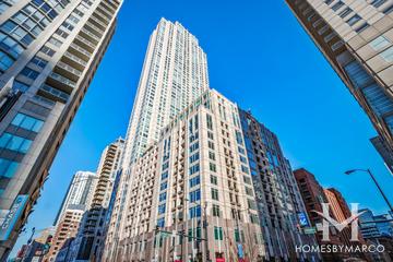 Millennium Centre building in the River North neighborhood of Chicago, IL