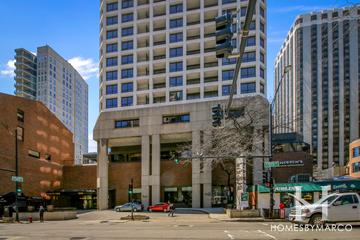 Newberry Plaza building in the Rush & Division neighborhood of Chicago, IL