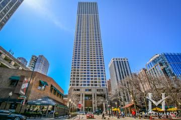 Newberry Plaza building in the Rush & Division neighborhood of Chicago, IL