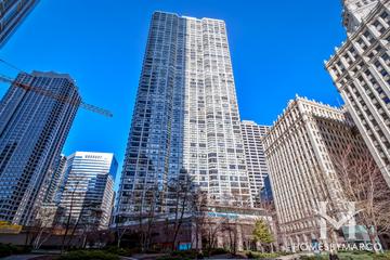 River Plaza building in the River North neighborhood of Chicago, IL