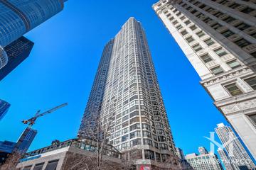 River Plaza building in the River North neighborhood of Chicago, IL