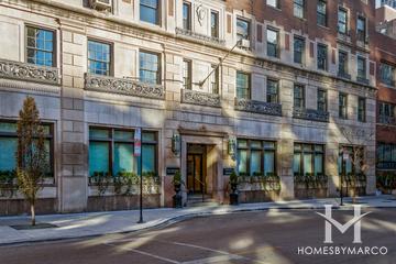 Churchill building in the Gold Coast neighborhood of Chicago, IL