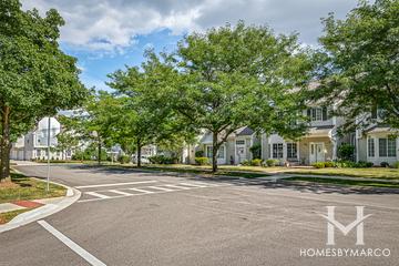 Summerwind subdivision in North Aurora, IL