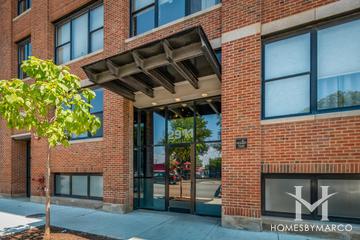 River Walk Lofts building in the Bucktown neighborhood of Chicago, IL