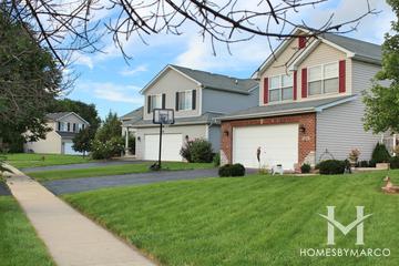 Sunset Ridge South subdivision in Plainfield, IL