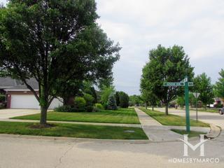 Sandalwood Estates subdivision in Frankfort, IL