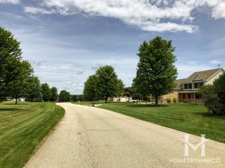 Hampshire Oaks subdivision in Hampshire, IL