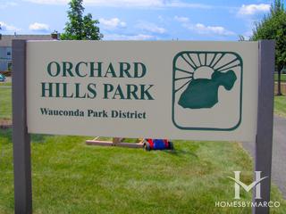 Orchard Hills subdivision in Wauconda, IL