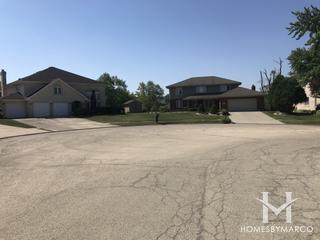Old Oak subdivision in Homer Glen, IL