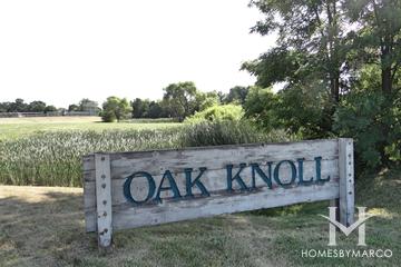 Oak Knoll subdivision in Gurnee, IL