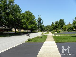 Aintree subdivision in St. Charles, IL