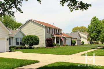 Blackberry Trail subdivision in Aurora, IL