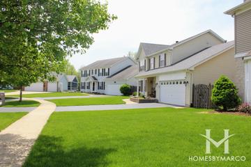 Blackberry Trail subdivision in Aurora, IL