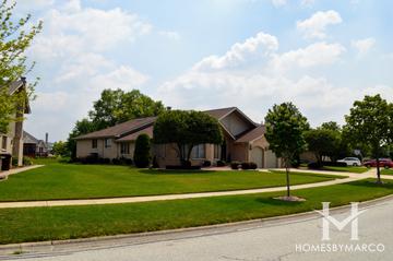 Brookside Glen subdivision in Tinley Park, IL