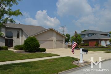 Brookside Glen subdivision in Tinley Park, IL