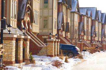 Photos of Brownstone at Riversedge subdivision in St. Charles, IL
