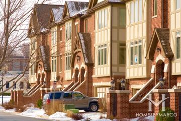 Brownstone at Riversedge subdivision in St. Charles, IL