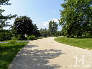 Castle Lake subdivision in St. Charles, IL