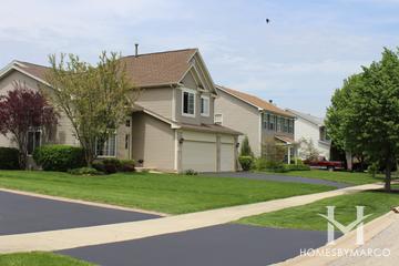 Deerpath Estates subdivision in Aurora, IL