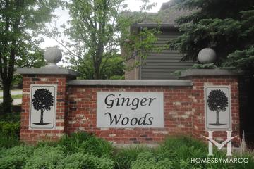 Ginger Woods subdivision in Aurora, IL
