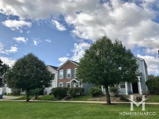 Hometown subdivision in Aurora, IL