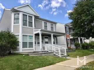 Hometown subdivision in Aurora, IL