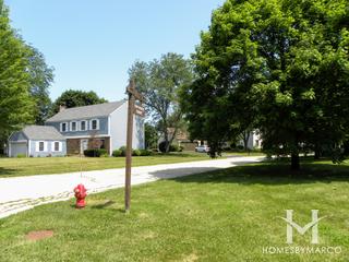 Hunters Woods subdivision in St. Charles, IL