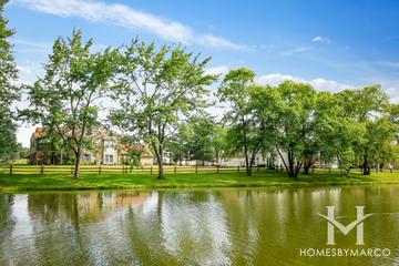 Hunters Woods Commons subdivision in St. Charles, IL
