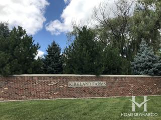 Kirkland Farms subdivision in Aurora, IL