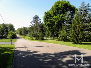 Oak Crest subdivision in St. Charles, IL