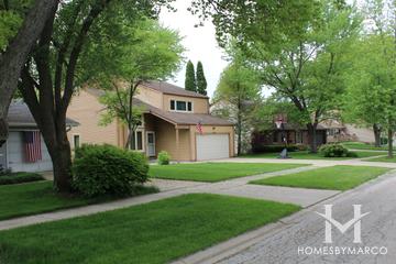 Orchard Green subdivision in Aurora, IL