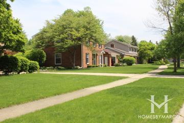 Sans Souci subdivision in Aurora, IL