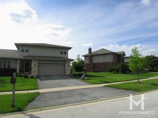 Timbers Edge subdivision in Tinley Park, IL