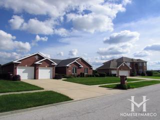 Timbers Edge subdivision in Tinley Park, IL