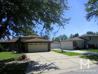 Tinley Heights subdivision in Tinley Park, IL